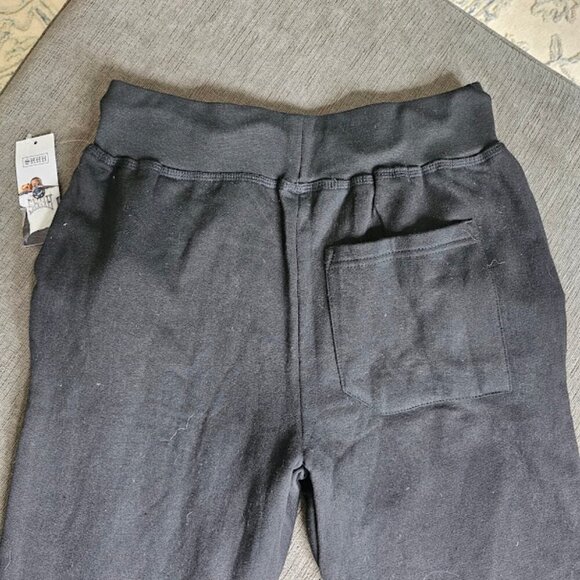 SHHH Men's Black Stop Snitching Pullover Hoodie & Joggers Trousers Size Small - Picture 9 of 12